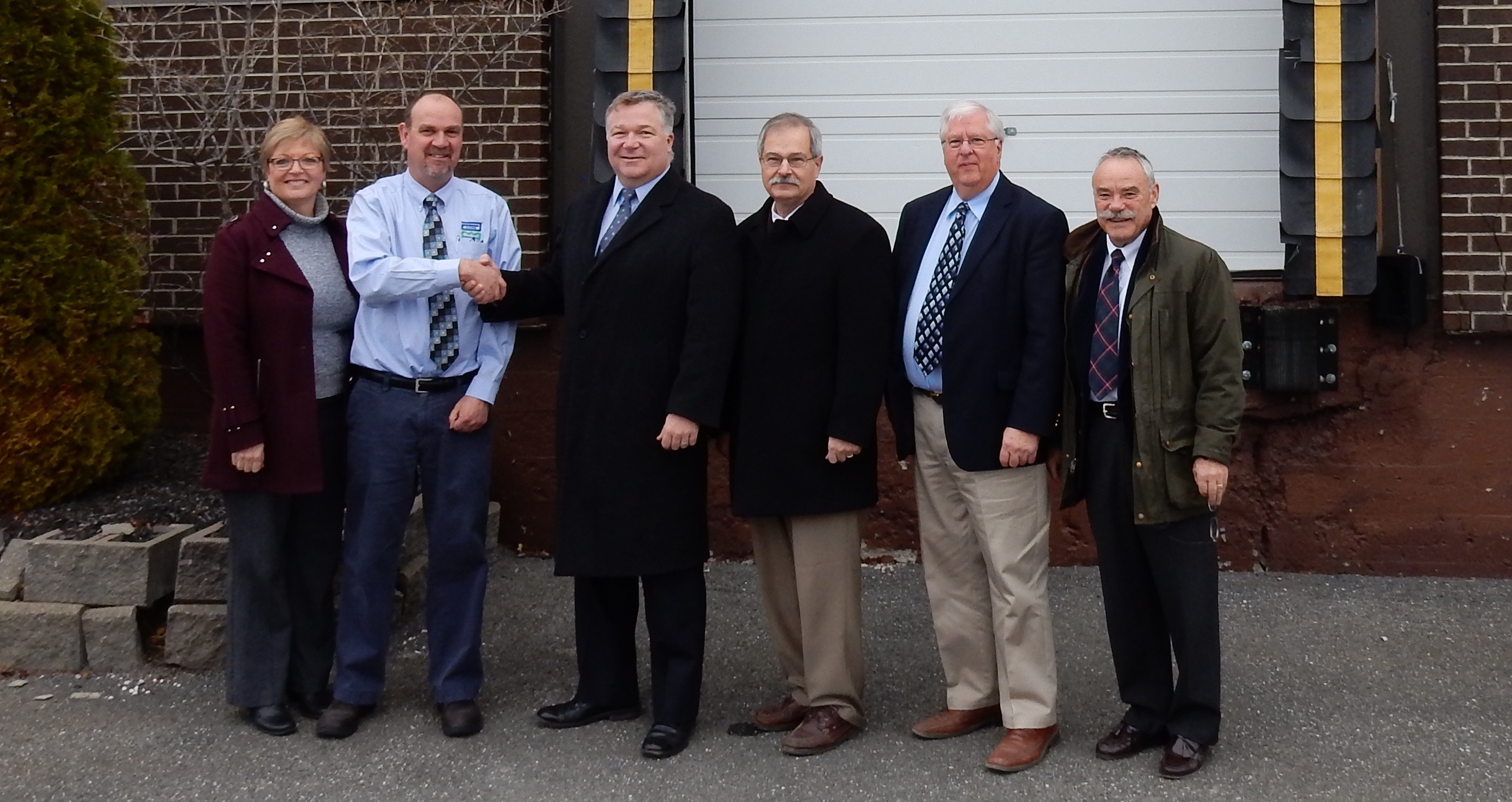 NBRC Federal Co-Chair Mark Scarano with Acme Monaco Management, Congressional Staff, and Local Economic Development Officials.