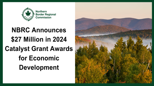 NBRC Announces $27 Million in 2024 Catalyst Grant Awards for Economic Development